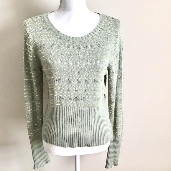 RARE Vintage Pointelle Beaded Sweater ASO Rory Gilmore in Gilmore Girls - Picture 7 of 16